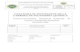 GUIA PARA EL ESTUDIANTE DE LA CARRERA DE INGENIERÍA · PDF filePreparación Para Examen Nacional de Evaluación de ... INGENIERIA QUIMICA 30% 30 ... Ingeniería de las Reacciones