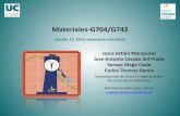 Materiales-G704/G742. Tema VIII. Materiales metálicos ... · PDF fileMateriales-G704/G742 Jesús Setién Marquínez ... • Se usa como recubrimiento de otros metales, por su alta