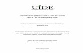 UNIVERSIDAD INTERNACIONAL DEL ECUADOR  · PDF file2.9 Consideraciones de diseño Método AASHTO ... 93 6.2 Estudio del ... Figura 2 Sección de Pavimento Rígido