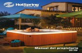 Manual del propietario - Hotspring HotSpring 50Hz... · Surtidor Moto-Massage ... Bomba de circulación Silent Flo® 5000 y disyuntor térmico de la bomba de circulación ...