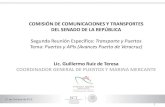 Presentación de PowerPoint - · PDF file“ECOPORT”. •Primer puerto en obtener este reconocimiento en México y el ... PUERTOS) 20 Área SSA 95,759.77 m2 3,500 Unidades Patio