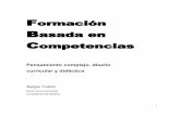 Sergio Tobón - Formación basada en competencias · PDF filecurricular ydidÅctica Sergio TobÄn Doctor de la Universidad Complutense de Madrid. 2 CONTENIDO PRÄLOGO INTRODUCCIÄN