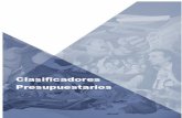 PRESUPUESTARIOS CLASIFICADORES · PDF file4 COD. DENOMINACIÓN SIGLA Unidad de Coordinación de Programas y Proyectos UCPP Dependencia: Ministerio de Desarrollo Productivo y Economía