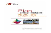 Plan Estratgico Institucional 2017 - 2019  y Acondicionamiento Territorial, ha formulado el presente documento que contiene el Plan Estratgico Institucional (PEI) y Plan