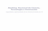 Ranking Nacional de Ciencia, Tecnología e Innovaciónforoconsultivo.org.mx/libros_editados/ranking_2013.pdf · 2 Ranking Nacional de Ciencia, Tecnología e Innovación Foro Consultivo