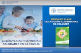 ALIMENTACIÓN Y NUTRICIÓN SALUDABLE EN LA · PDF fileALIMENTACIÓN Y NUTRICIÓN SALUDABLE EN LA FAMILIA MENSAJES CLAVE DE LAS GUÍAS ALIMENTARIAS DE COLOMBIA Israel Rios-Castillo,