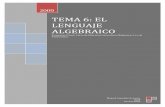 TEMA 6: EL LENGUAJE ALGEBRAICO - IES Fuentesaúcoiesdefuentesauco.centros.educa.jcyl.es/sitio/upload/06_Tema_6_1.pdf · Copia en tu cuaderno el apartado: Lectura correcta de expresiones