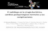 El radiólogo en la cirugía bariátrica, cambios ... · PDF fileEl radiólogo en la cirugía bariátrica, cambios postquirúrgicos normales y sus complicaciones. OBJETIVOS