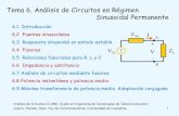 Tema 6. Análisis de Circuitos en Régimen Sinusoidal …personales.unican.es/peredaj/pdf_Apuntes_AC/Presentacion-Analisis... · 14. 6.3 Respuesta sinusoidal en estado estable - En