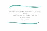 PROGRAMACIÓN GENERAL ANUAL CEIP FEDERICO …ceipfedericogarcialorca.centros.educa.jcyl.es/.../PGA_2015_2016.pdf · Propuesta pedagógica de la Educación Infantil y Propuesta Curricular