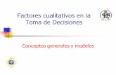 Factores cualitativos en la Toma de Decisioneshumberto-r-alvarez-a.webs.com/DecGeren/2-Aspectos Cualitativos.pdf · Toma de Decisiones Conceptos generales y modelos . ... Toman en