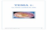 TEMA 1 (4 del libro): La célula - Biología 4º E.S.O. · PDF file3.- Funciones y ... Tema 1: La célula unidad de vida 3 - Sistema: ... Una respuesta dinámica: a través del movimiento