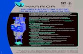 TOP DRIVE ELÉCTRICO 250E (250 TON) TOP DRIVE … TopDrive-es.pdf · El diseño revolucionario de Warrior es un cambio de dirección en . la tecnología de Top Drive, brindándole