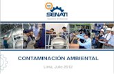 CONTAMINACIÓN AMBIENTAL - virtual.senati.edu.pevirtual.senati.edu.pe/pub/GA/GARU2.pdf · La contaminación ambiental es provocada por los cambios físicos, ...