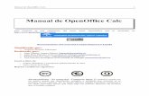 Manual de OpenOffice Calc - Actividades · PDF fileLLENADO AUTOMÁTICO ... Los iconos para iniciar las aplicaciones de OpenOffice.org se ... Las filas se identifican por un número
