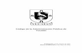 Código de la Administración Pública de Yucatán · PDF file2 Código de la Administración Pública de Yucatán Art. Libro primero. De la Administración Pública del estado 1 Título