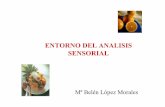 ENTORNO DEL ANALISIS SENSORIAL · PDF fileINTRODUCCIÓN • Los requerimientos básicos para la realización de un correcto análisis sensorial:-entorno-preparación de muestras-selección