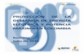 PROYECCIÓN DE LA DEMANDA DE ENERGÍA · PDF file7.1 Marco Conceptual ... total de electricidad en el país, en la cual se suman la demanda atendida por el SIN y la demanda atendida