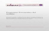 Preguntas Frecuentes del SUMAC - Portal de la Rama · PDF filePreguntas Frecuentes del SUMAC Este documento recopila las preguntas frecuentes sobre la presentación electrónica de
