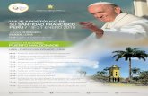 VIAJE APOSTÓLICO DE SU SANTIDAD FRANCISCO 18  · PDF file  Papa Francisco en el Perú papafranciscope papafranciscoperu DOMINGO 21 DE ENERO LIMA LIMA - ROMA 09:15 -
