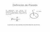 La presión es una medida de la intensidad de una · PDF fileCaídas de presión a través de una restricción 1 – Si la presion aquí. 2 – Es igual a la presion de aquí.. 3 –