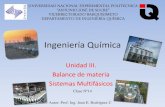 Ingeniería Química - Prof. Juan Rodriguez | Docencia · PDF file3 Balance de Materia en Sistemas Multifásicos Líquido-Gas Sistemas multifásicos Líquido-Líquido Sólido-Líquido