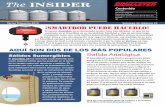 The INSIDER -   · PDF filechutes obstruidos en tanques, chutes de silos, tubos de transportador o tolvas BinMaster diseña y fabrica sondas de nivel capacitivo