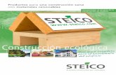 Productos para una construcción sana con materiales · PDF filedimensiones reducidas. ... • Disponible también en STEICOprotect dry Placas de soporte para revestir y SATE 1 ...