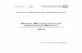 INSTITUTO MEXICANO DEL SEGURO SOCIAL - · PDF file- 1 - indicadores mÉdicos 2013 instituto mexicano del seguro social seguridad y solidaridad social hoja de identificaciÓn y autorizaciÓn