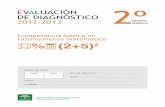 razonamiento matemático % (2+5)2 - iesaricel.orgiesaricel.org/rafanogal/eso/pruebas diagnost/prueba eval diagnost... · EVALUACIÓN DE DIAGNÓSTICO 2012-2013 Competencia básica