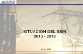SITUACIÓN DEL SEIN 2013 - 2018 - cmm.org.pe SNMPE.pdf · Proyecto Tia Maria ... Ampliacion Quimpac (Oquendo) ... ene-2016 C.H. Cerro del Águila - CERRO DEL AGUILA S.A. 525