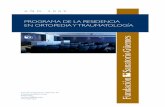 PROGRAMA DE LA RESIDENCIA EN ORTOPEDIA Y TRAUMATOLOGÍA · PDF fileexamen de respuestas múltiples, antecedentes persona- ... Argentina de Ortopedia y Traumatología, ... preguntas