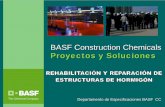 BASF Construction Chemicals Proyectos y Soluciones · PDF fileFactores que aceleran la degradación ... el líquido expansiona y tensiona hasta provocar la ... Especificación de los