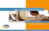Manual Word Intermedio - cetem.upr. · PDF fileManual de instrucción de Microsoft Word 2013: Uso intermedio Si desea ver la lista de todos los estilos disponible en el documento,