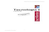 Programación de aula de Tecnología Industrial I  · PDF fileProgramación de aula de Tecnología Industrial I Bachillerato   3 Unidades del libro del alumno Unidad 1: