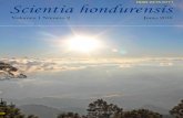ISSN 2415-0711 Scientia hondurensis · PDF fileHonduras. Amanecer en la cima del Parque Nacional Celaque. ... Predicción de la Distribución Potencial del Gorgojo Descortezador del