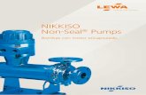 NIKKISO Non-Seal Pumps - lewa-inc. · PDF filede cimentación. No se utilizan ... Tanque, descarga de vagones ... El fl uido bombeado se hace circular en la zona entre el forro rotor