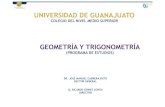 UNIVERSIDAD DE GUANAJUATO - mendel-psg.mxmendel-psg.mx/Docentes/Planes/Bachillerato2010/03/07_GEOMETRIA_… · Aguilar, A. CONAMAT (2008), Matemáticas Simplificadas. Editorial Pearson.