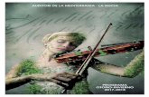 AUDITORI DE LA MEDITERRÀNIA · LA · PDF filePiano íntimo Gala de Otoño ... con partituras de autores valencianos. ... Estarán los grandes temas de Carlos Santana, en un recorrido