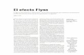 El efecto Flynn - Consejo Superior de Expertos en Altas ... · PDF filehablamos de un factor general de inteligencia. El análisis factorial, una herramienta matemá- tica, calcula