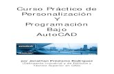 Curso Práctico de Personalización Y Programación Bajo · PDF fileCurso Práctico de Personalización y Programación bajo AutoCAD Índice ii Índice PARTE PRIMERA MÓDULO UNO: Personalización