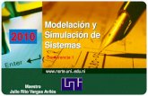 Modelación y Simulación de Sistemas - JRVARGAS · PDF filePrograma de la Asignatura LOGO Objetivo General Crear modelos matemáticos que describan los sistemas empresariales realizando