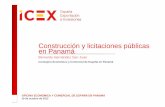 Consejero Económico y Comercial de España en Panamá · PDF file3 ICEX ESPAÑA EXPORTACIÓN E INVERSIONES La economía panameña II Economía en pleno auge y virtual pleno empleo