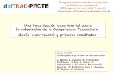 Una investigación experimental sobre la Adquisición de la ...grupsderecerca.uab.cat/pacte/sites/grupsderecerca.uab.cat.pacte... · diseño experimental y primeros resultados. ...