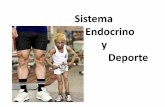 Sistema Endocrino y Deporte - · PDF file•• Sistema nervioso lleva a cabo el control rápido y puntual, a corto plazo. • Sistema endocrino regula el metabolismo general y a largo