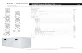 Subestaciones Compactas 1-1 Catálogo de Subestaciones · PDF fileCelda de medición Esta celda está destinada a alojar el equipo de me-dición y control (Tp´s, Tc´s) de la compañía