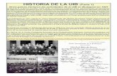 HISTORIA DE LA UIB (Parte 1) - uibaker.org Binder ES.pdf · HISTORIA DE LA UIB (Parte 1) Once paises iniciaron las actividades de la UIB en Budapest en 1931 Al final de la 1ª guerra