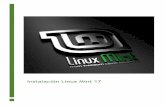 Instalación de Linux Mint 17 · PDF fileInstalación Linux Mint 17 3 Como podemos ver en la imagen vemos que tenemos un disco sin particiones creadas, ni formato de ficheros, lo primero