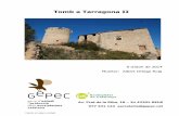 Tomb a Tarragona II - GEPEC · PDF filedesforestació del clot, permet valorar millor la seva capacitat, encara que aquesta actuació ha aixecat diverses crítiques. Sortim direcció