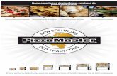Hornos multiusos de plataforma con base de piedra para pizzas Horno pizza master (ESP)… · hornear una buena pizza, puede también hornear cualquier otro platillo a la perfección.